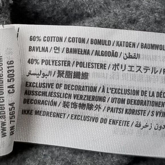 Hollister Sweatshirt Womens L Gray Cut Out Embroidered Chill Vibes Palms - Picture 6 of 11